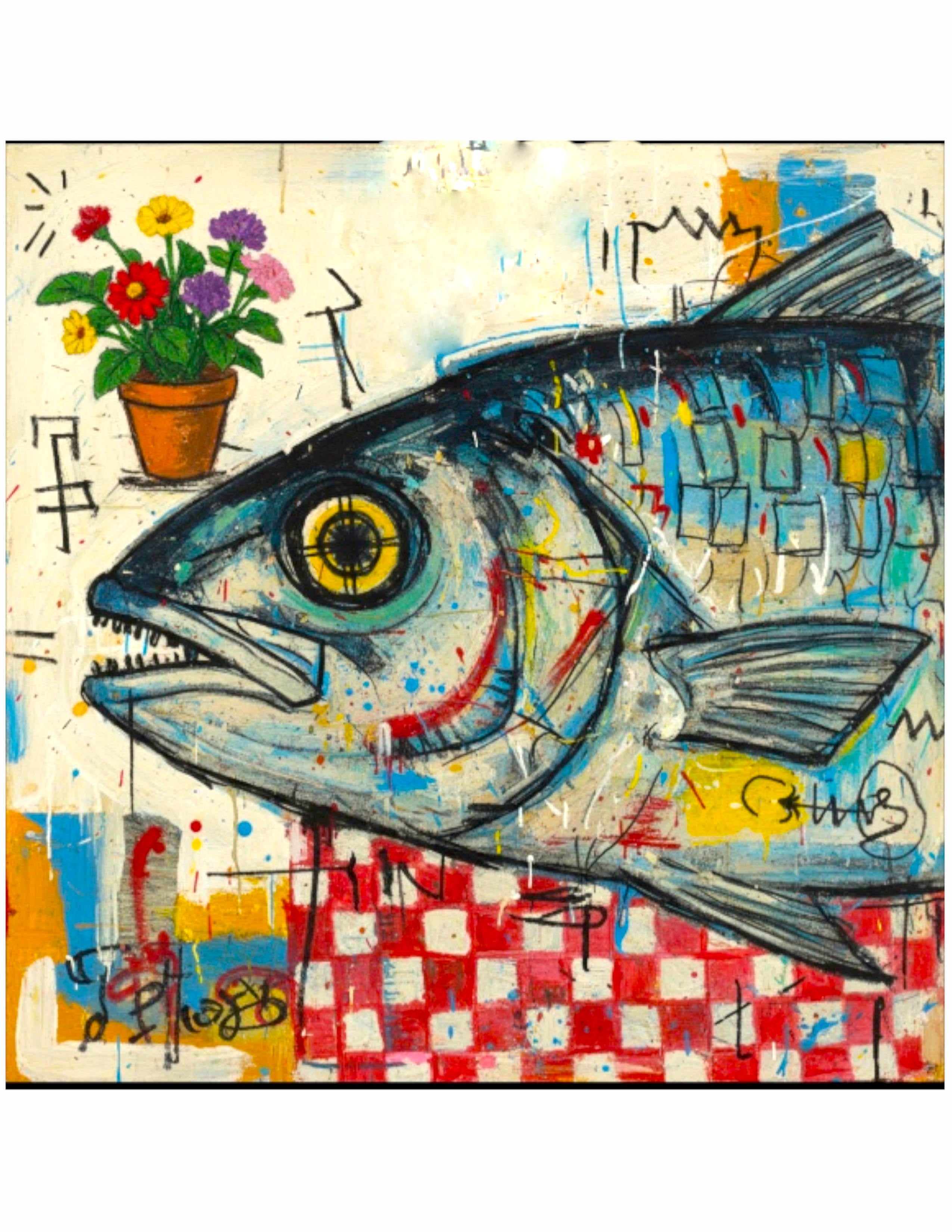 Poisson en nature morte