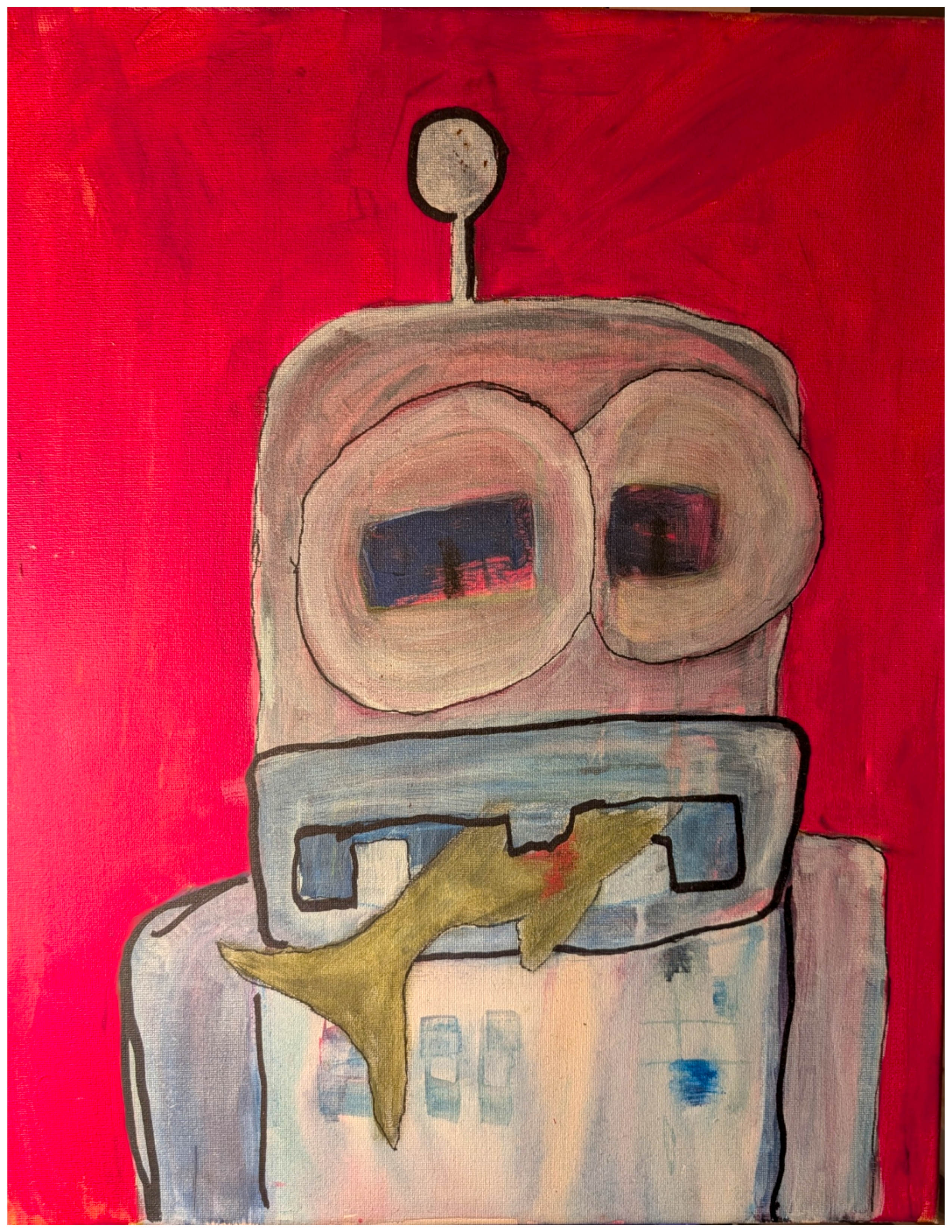 Robot qui mange du poisson