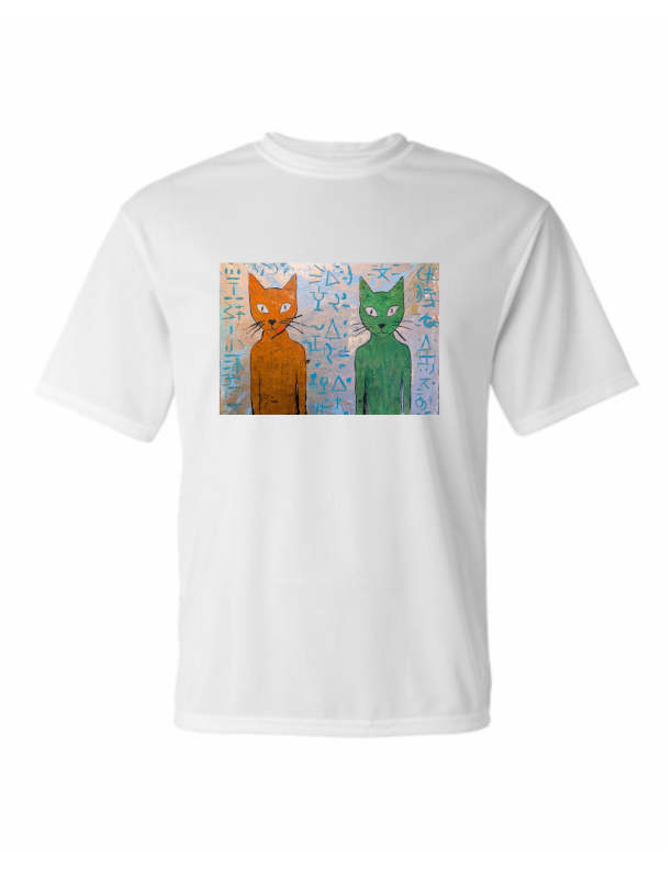 2chatsAliens - T-shirt POLY
