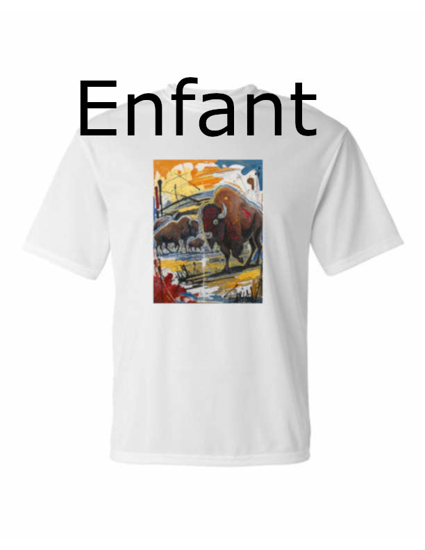 Bison - T-shirt POLY Enfant
