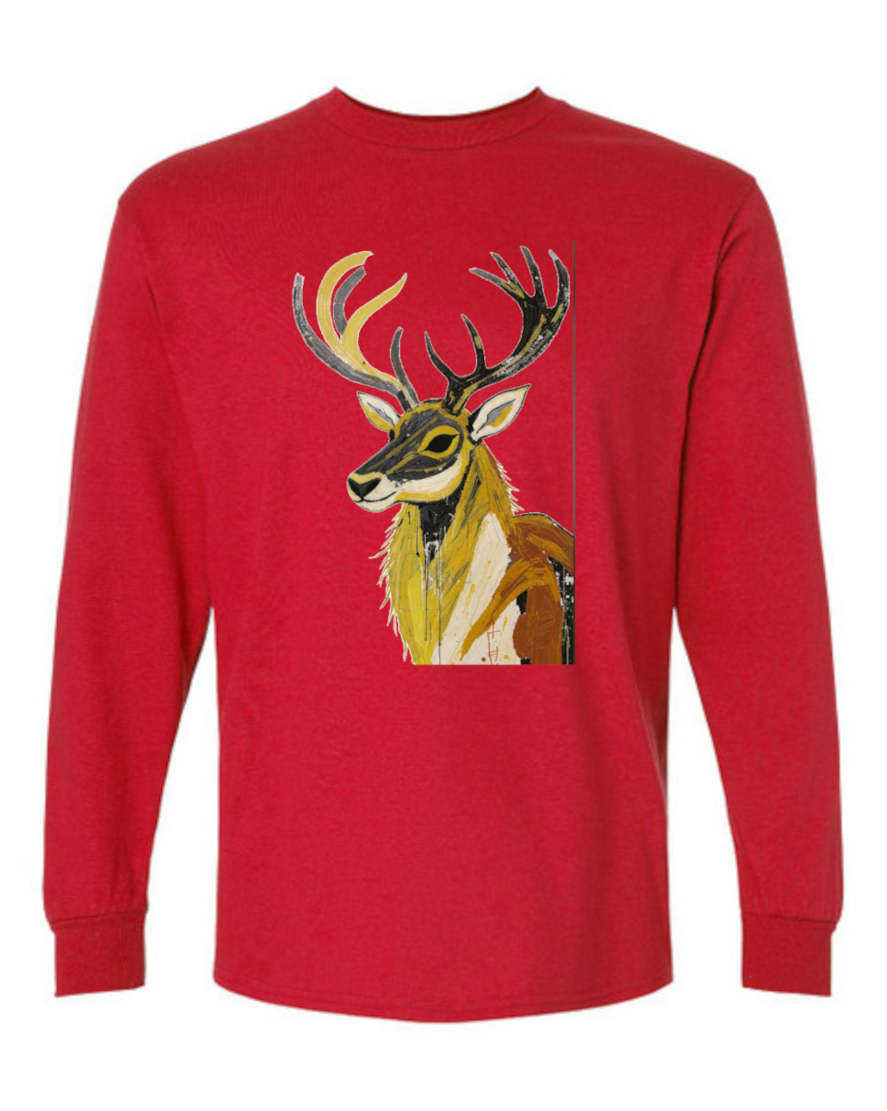 Cerf - T-shirt Manches Longues
