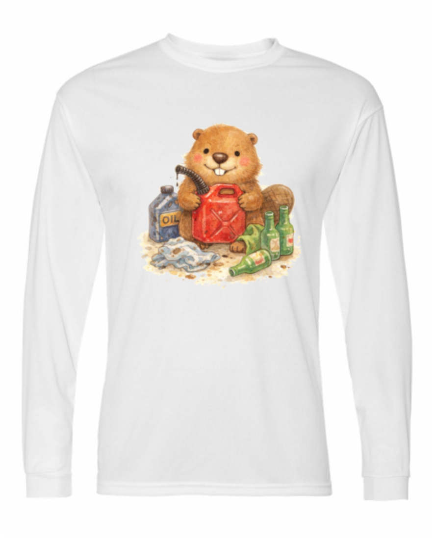 Castor Bricoleur - T-shirt Manches Longues POLY