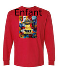 Chat Alien & Vache - T-Shirt Manches Longues Enfant