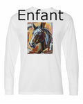 Cheval T-shirt Manche Longue Enfant POLY
