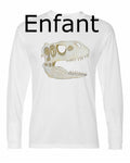 Crâne Dino Tshirt manche longue POLY enfant