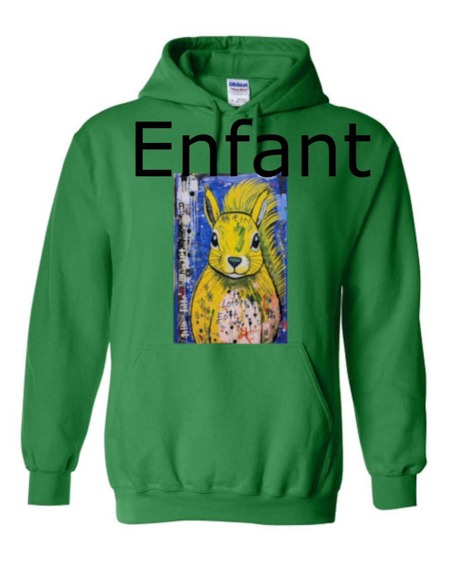 Écureuil Hoodie enfant