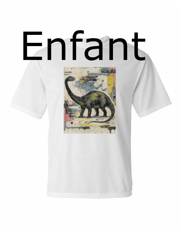 Diplodocus Tshirt POLY enfant