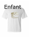 Crâne Dino Tshirt POLY enfant