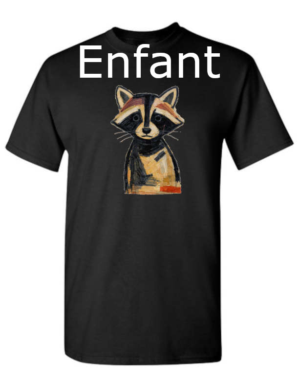 Raton Laveur T-Shirt Enfant