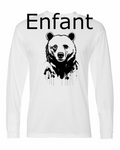 Ours Noir T-shirt Manche Longue Poly Enfant