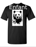 Ours Noir T-shirt Standard Enfant