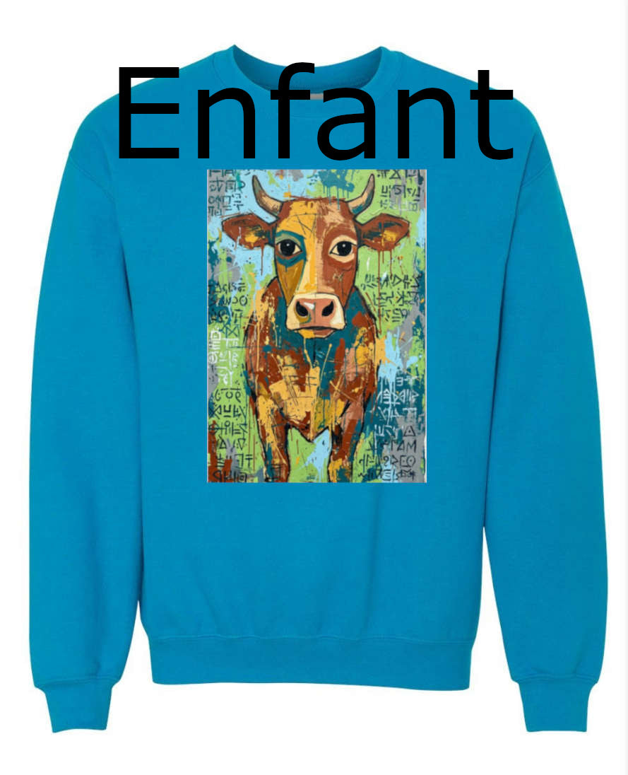 Vache Crewneck Enfant