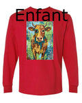 Vache T-Shirt Manche Longue Enfant
