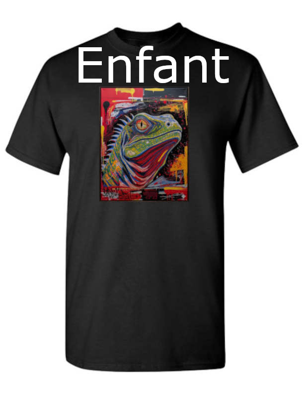 Lézard Tshirt enfant