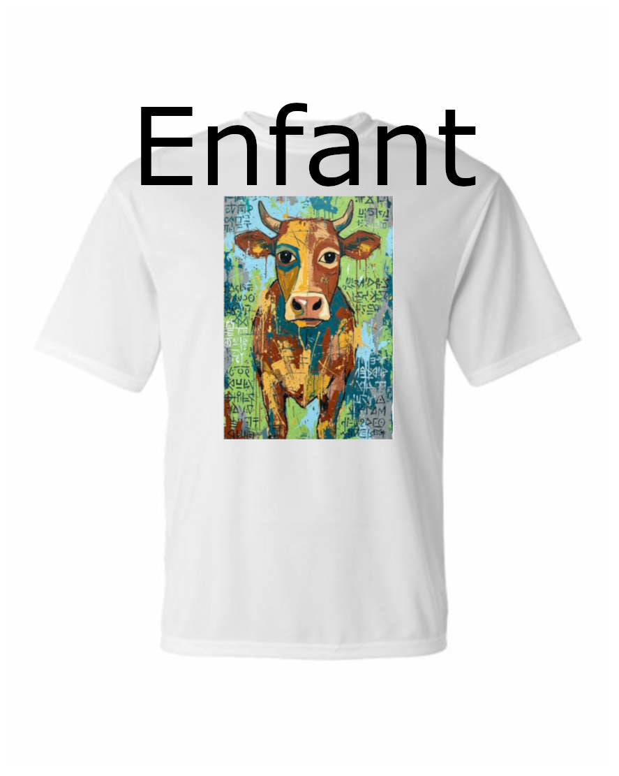 Vache T-Shirt POLY Enfant