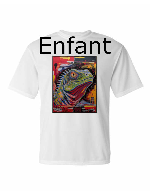 Lézard Tshirt POLY enfant