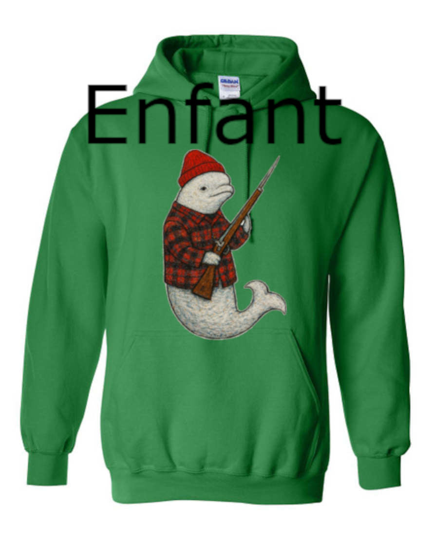 Béluga - Hoodie Enfant