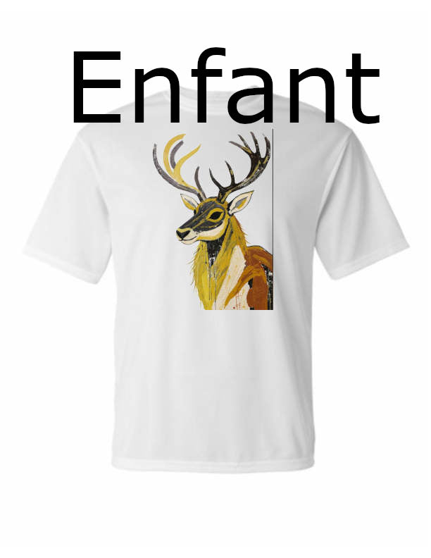 Cerf - T-shirt POLY Enfant