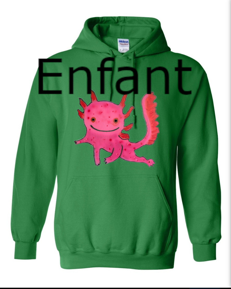 Axolotl - Hoodie Enfant
