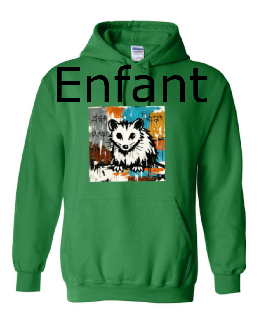 Opossum Hoodie enfant