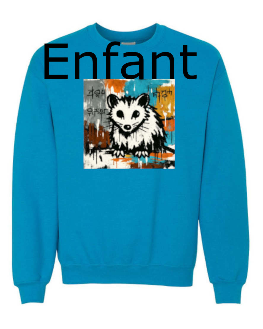 Opossum Crewneck enfant