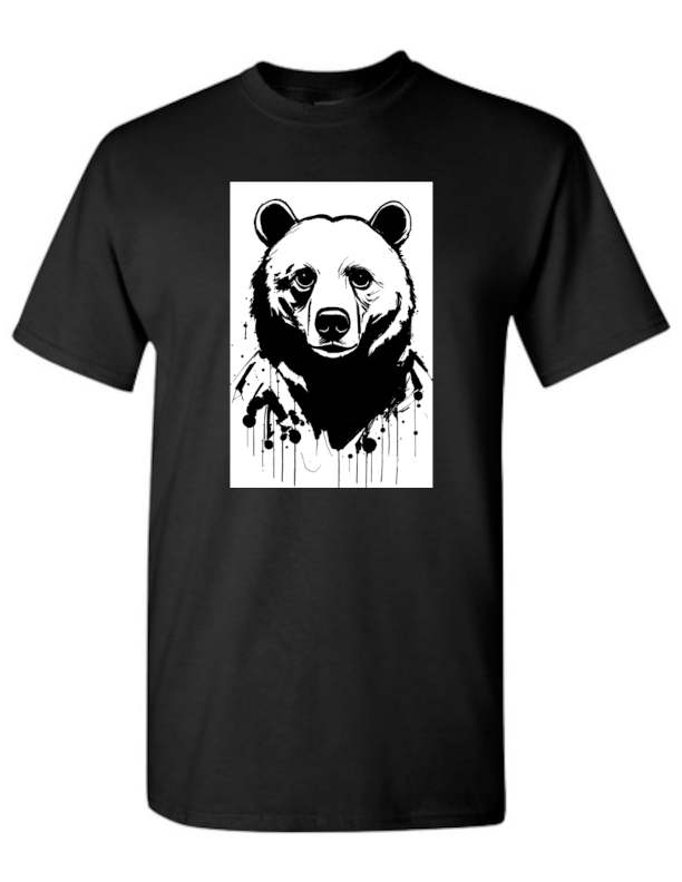 Ours noir - T-shirt Standard