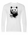 Ours noir - T-shirt manche longue POLY