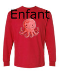 Pieuvre T-Shirt Manche Longue Enfant