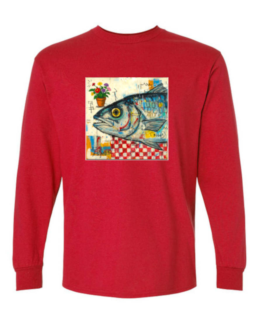 Poisson T-Shirt Manche Longue