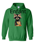 Raton Laveur Hoodie Enfant