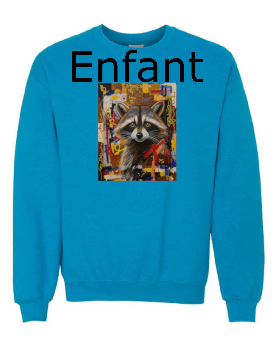 Raton Laveur 2 Crewneck Enfant