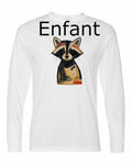 Raton Laveur T-Shirt Manche Longue POLY Enfant