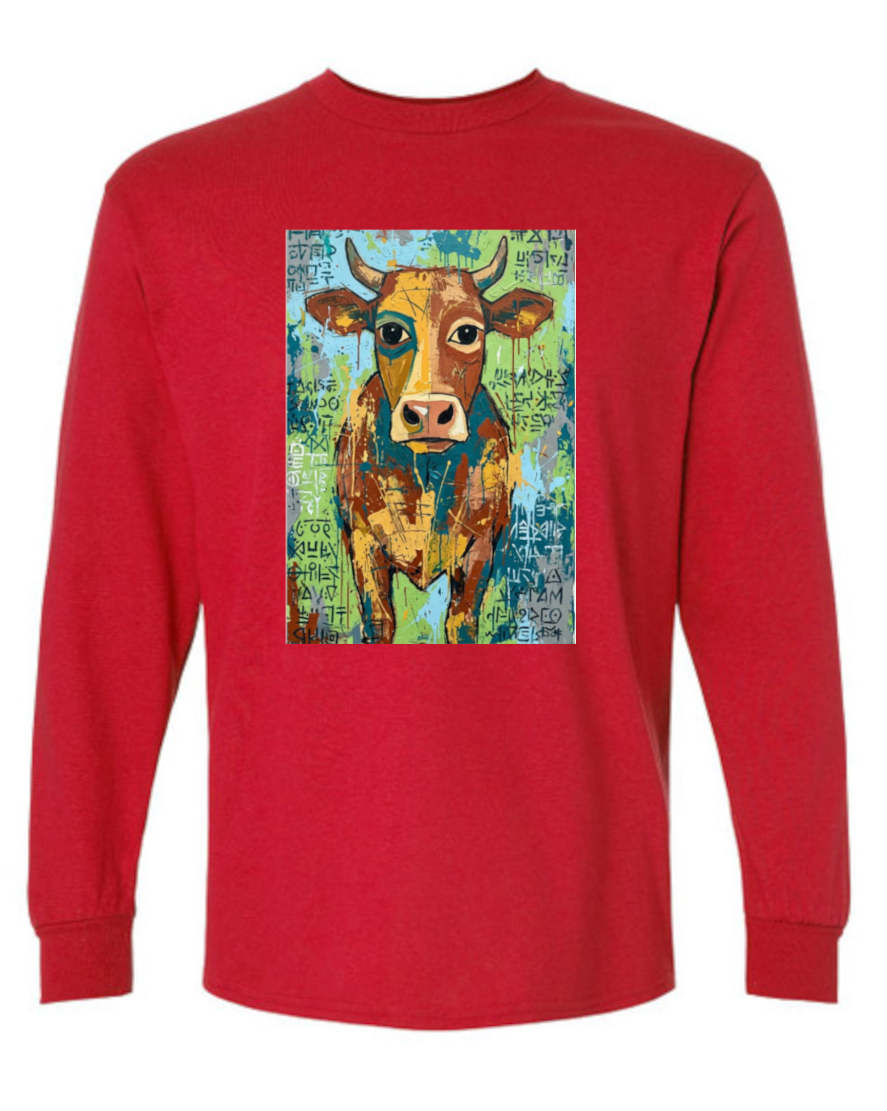 Vache T-Shirt Manche Longue