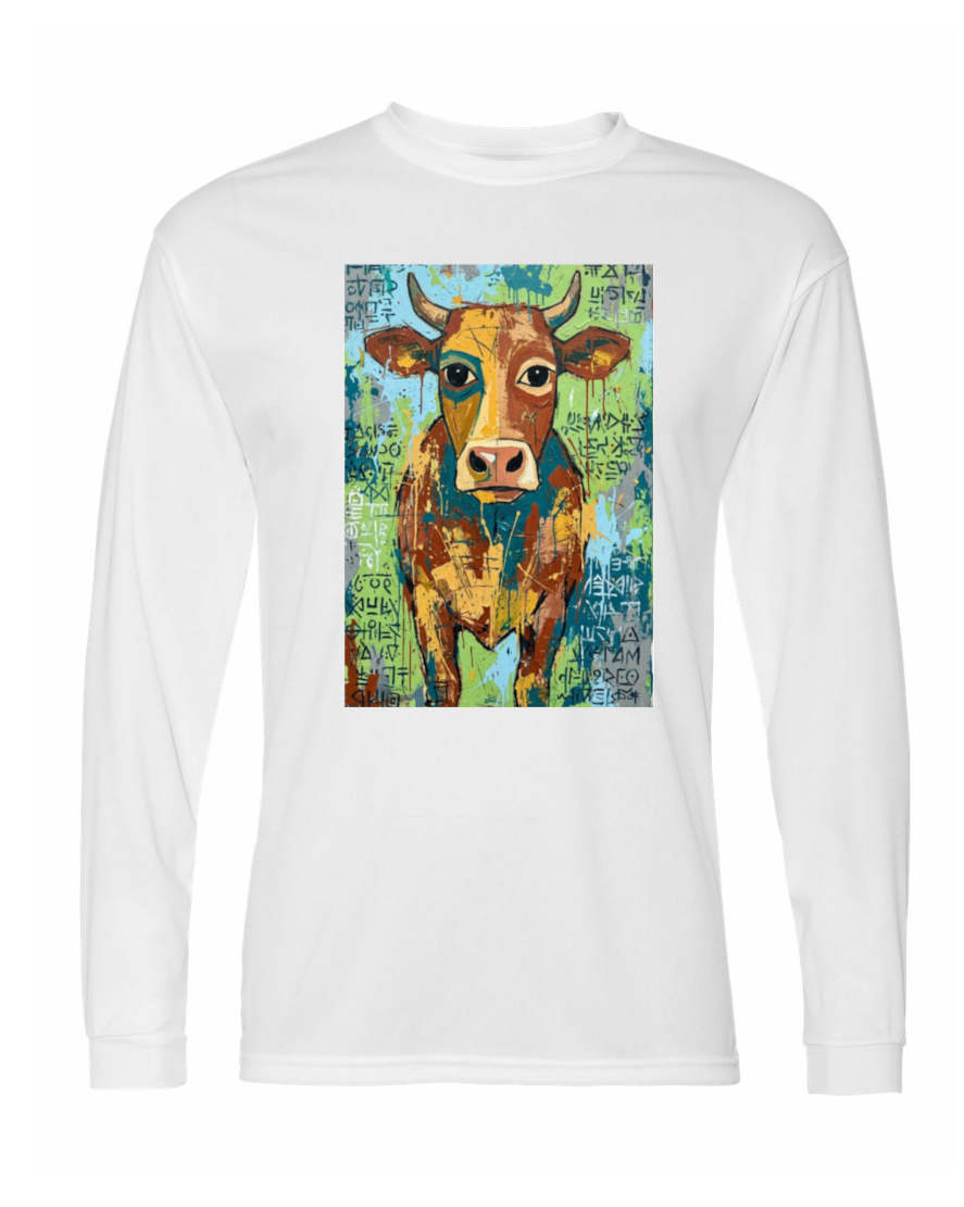 Vache T-Shirt Manche Longue POLY